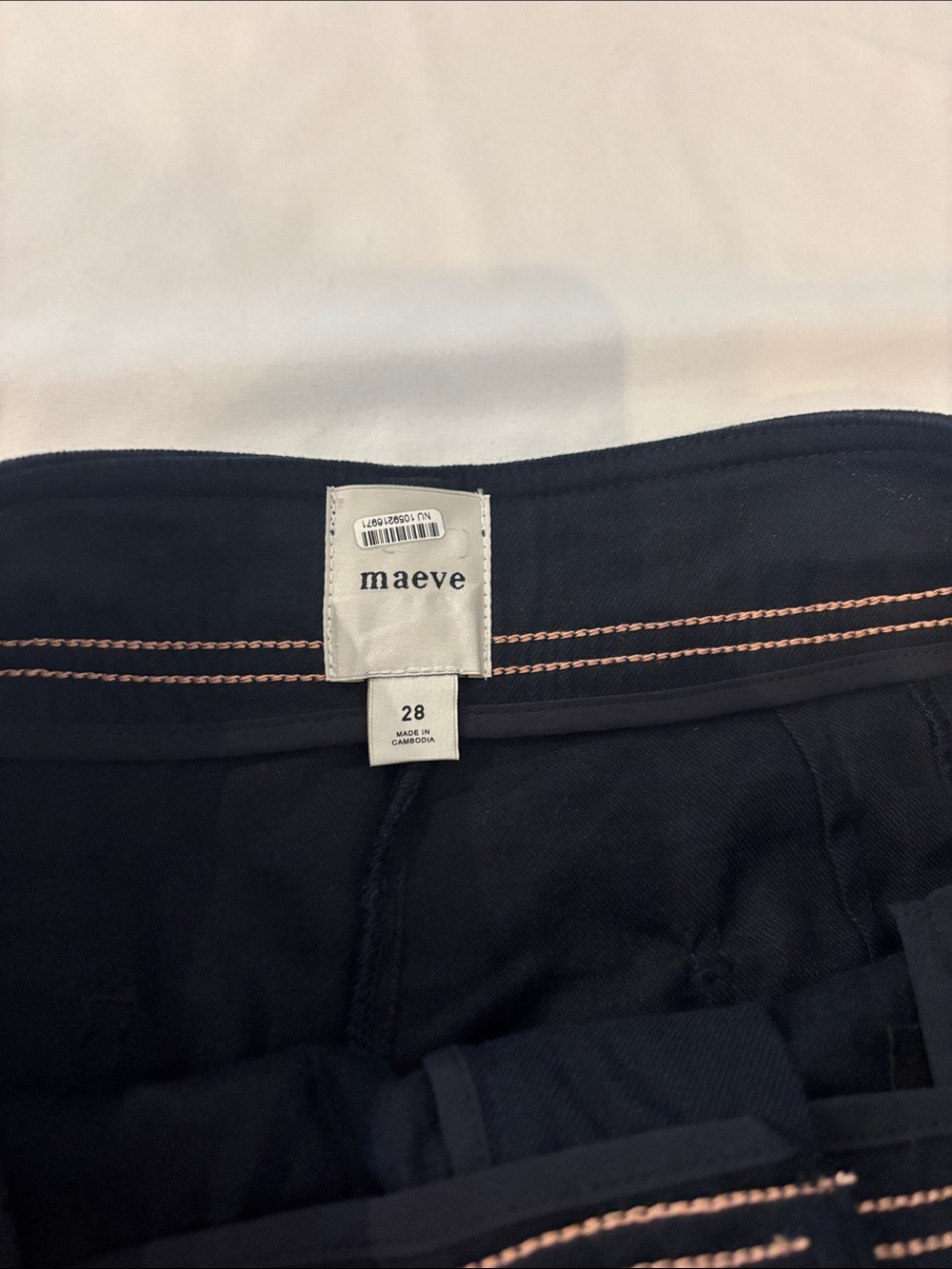 Maeve Women’s Black High-Waist Casual 2” Shorts -size 28 - Picture 2 of 7